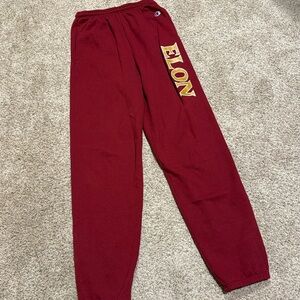 Elon University sweatpants men’s Medium M champion brand like new